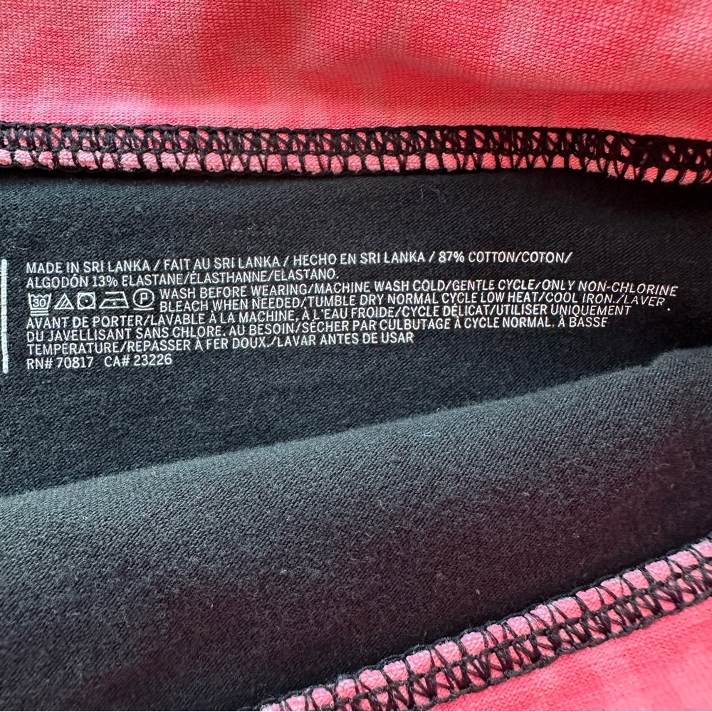 LOVE PINK Sequin Y2K Victoria’s Secret Yoga Shorts, Animal Print Folded Waist - Picture 7 of 12